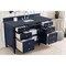 James Martin Vanities Brittany 60in Single Vanity, Victory Blue w/ 3 CM Charcoal Soapstone Quartz Top 650-V60S-VBL-3CSP - alternate 4